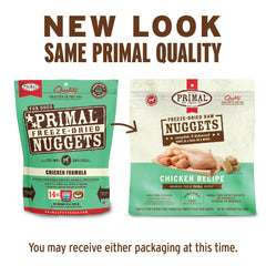 Primal chicken nuggets closeup highlighting crispy texture and high-quality ingredients.
