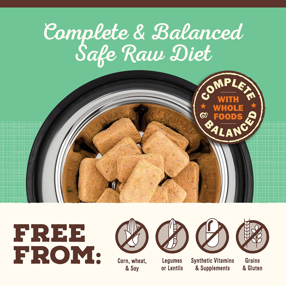 Primal chicken nuggets ingredients list features cage-free chicken and organic produce.