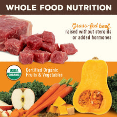 Primal Freeze Dried Beef Nuggets complete balanced image indicates full meal option.
