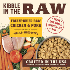 Primal Kibble in the Raw freeze-dried meat close-up highlights nutrient-dense protein for daily energy.