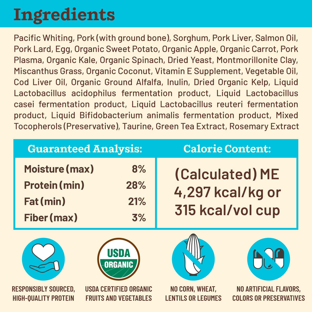 Primal Kibble made in USA label highlights craftsmanship and quality.