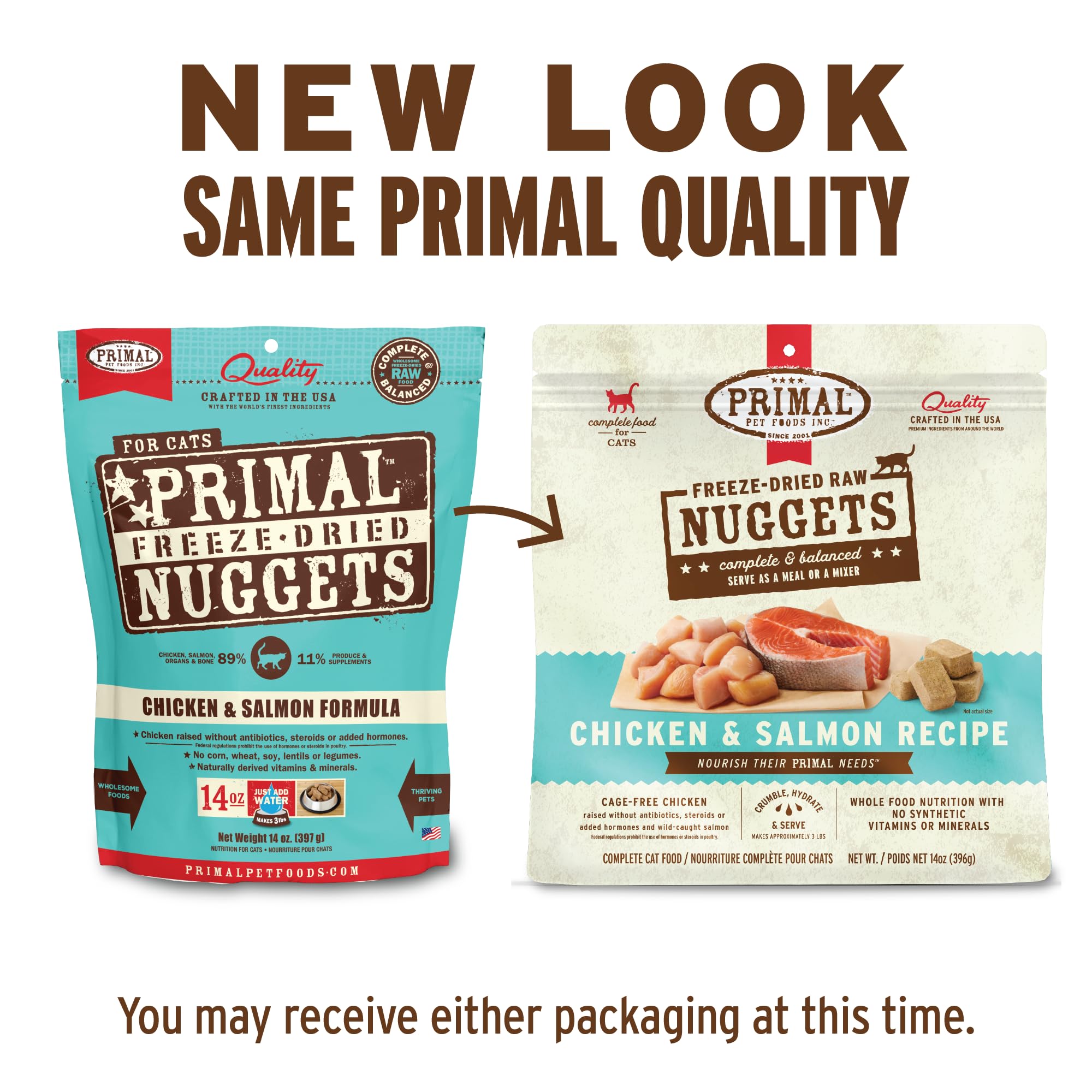 Close-up of Primal Nuggets texture highlighting crisp bite and protein-rich surface