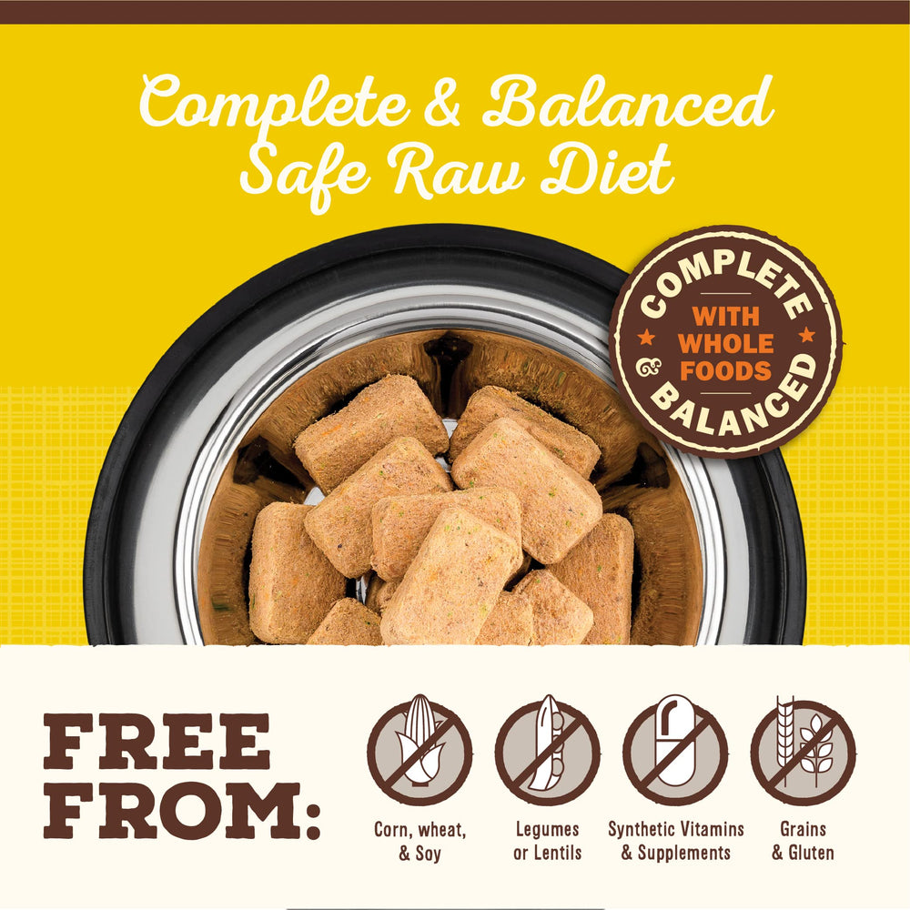 Primal Pet Foods rehydrated nuggets ready for serving