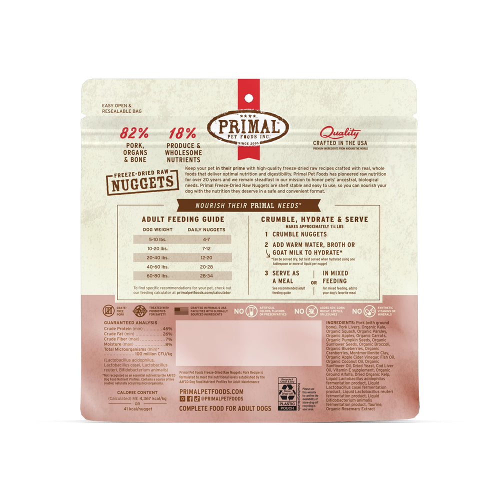 Primal Pet Foods treat snack crunch for dogs