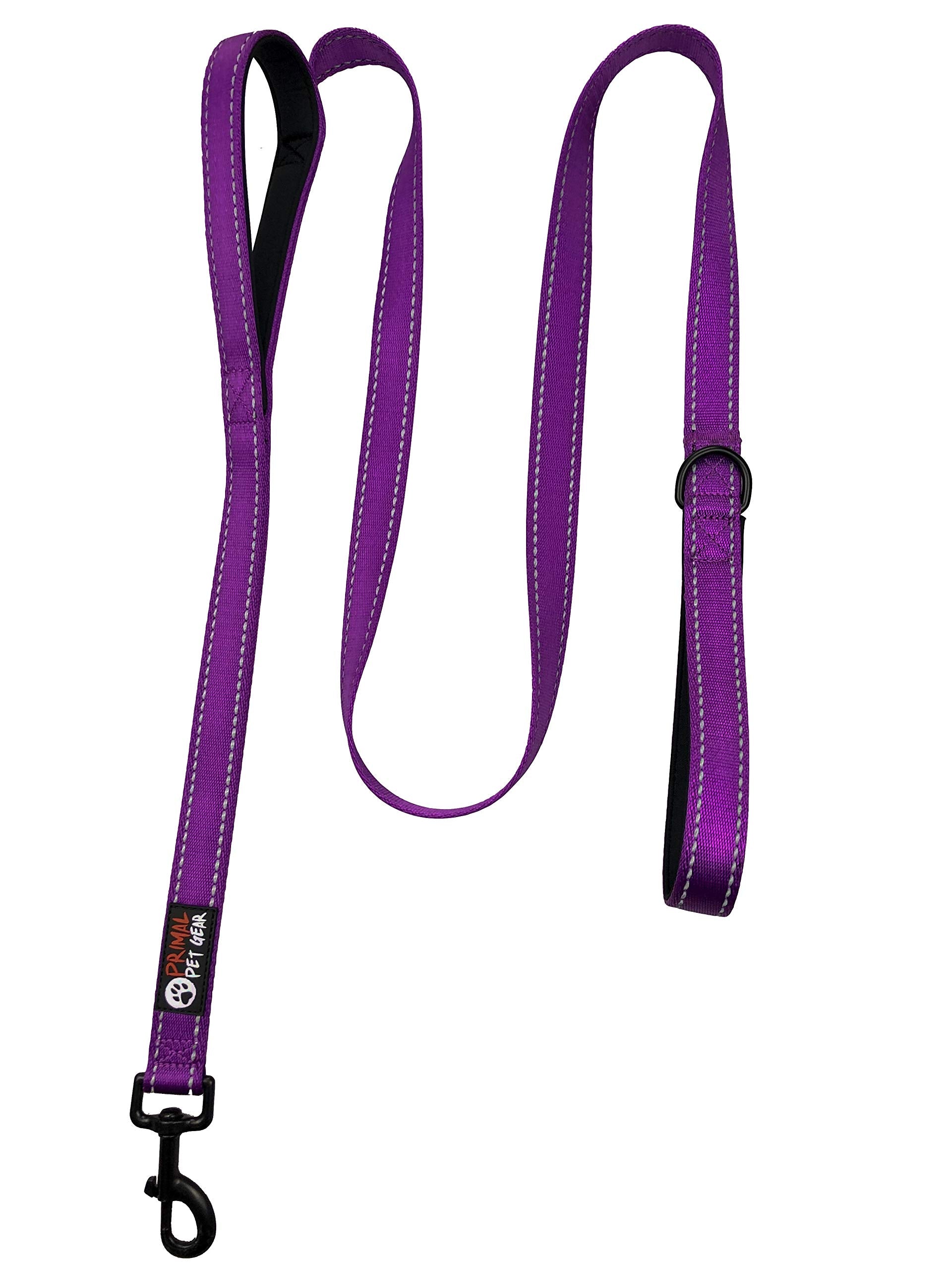 Primal Pet Gear purple leash adds stylish flair to daily walks.