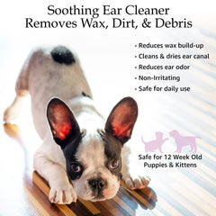 Prime Paws vet-formulated otic cleanser for dogs and cats of all breeds.