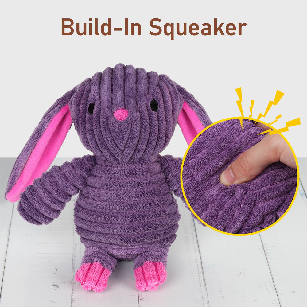 Prime Pets brown rooster plush toy with squeaker for lively indoor play.