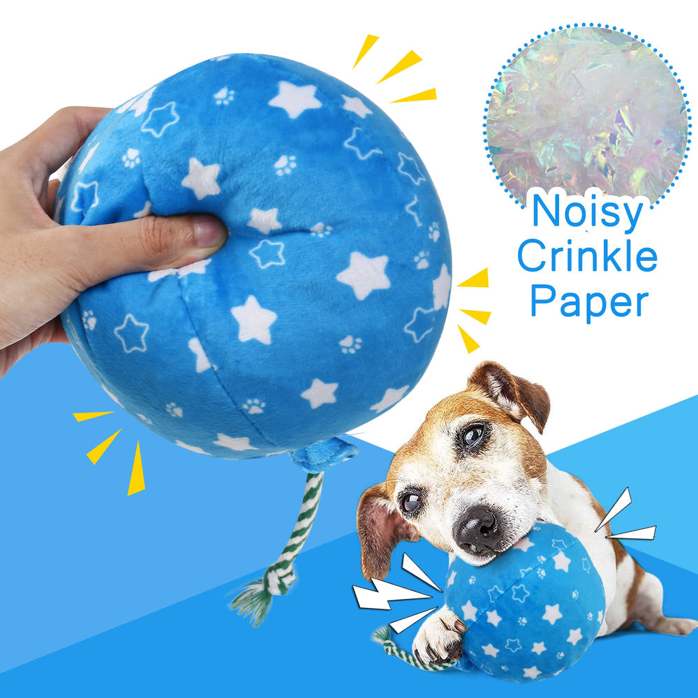 Prime Pets squeaky bone dog toy sparks interactive chewing.