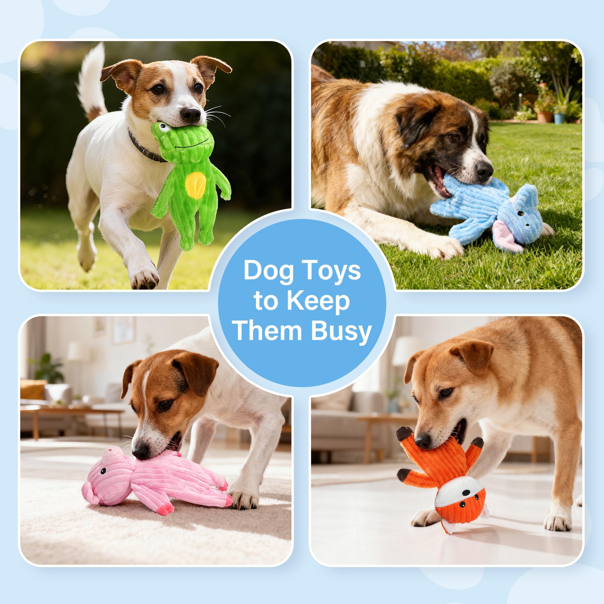 Prime Pets orange fox plush toy encourages supervised activity and playtime.