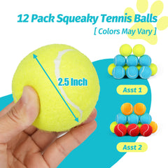Prime Pets Squeaky Ball high-bounce design for outdoor play and chasing.