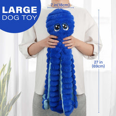 Prime Pets 27 inch plush toy designed for big breeds to chew and chase.