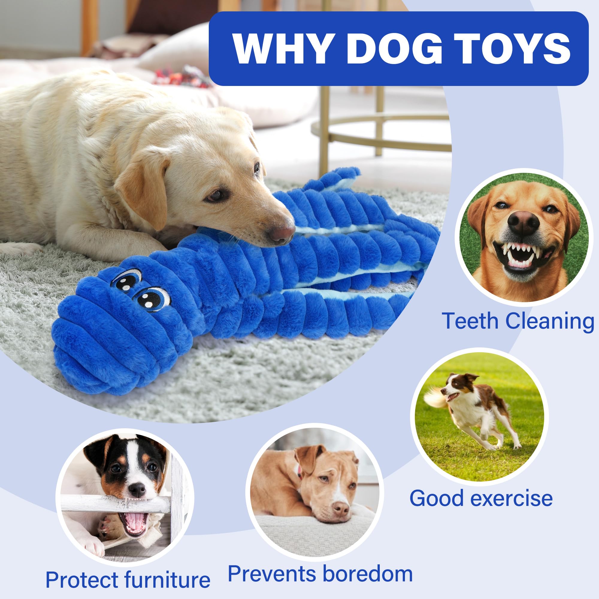Prime Pets large dog toy makes a thoughtful gift for dog lovers.