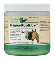 First Priority Magna-Poultice 20oz paste; post-activity care for horses and cattle.
