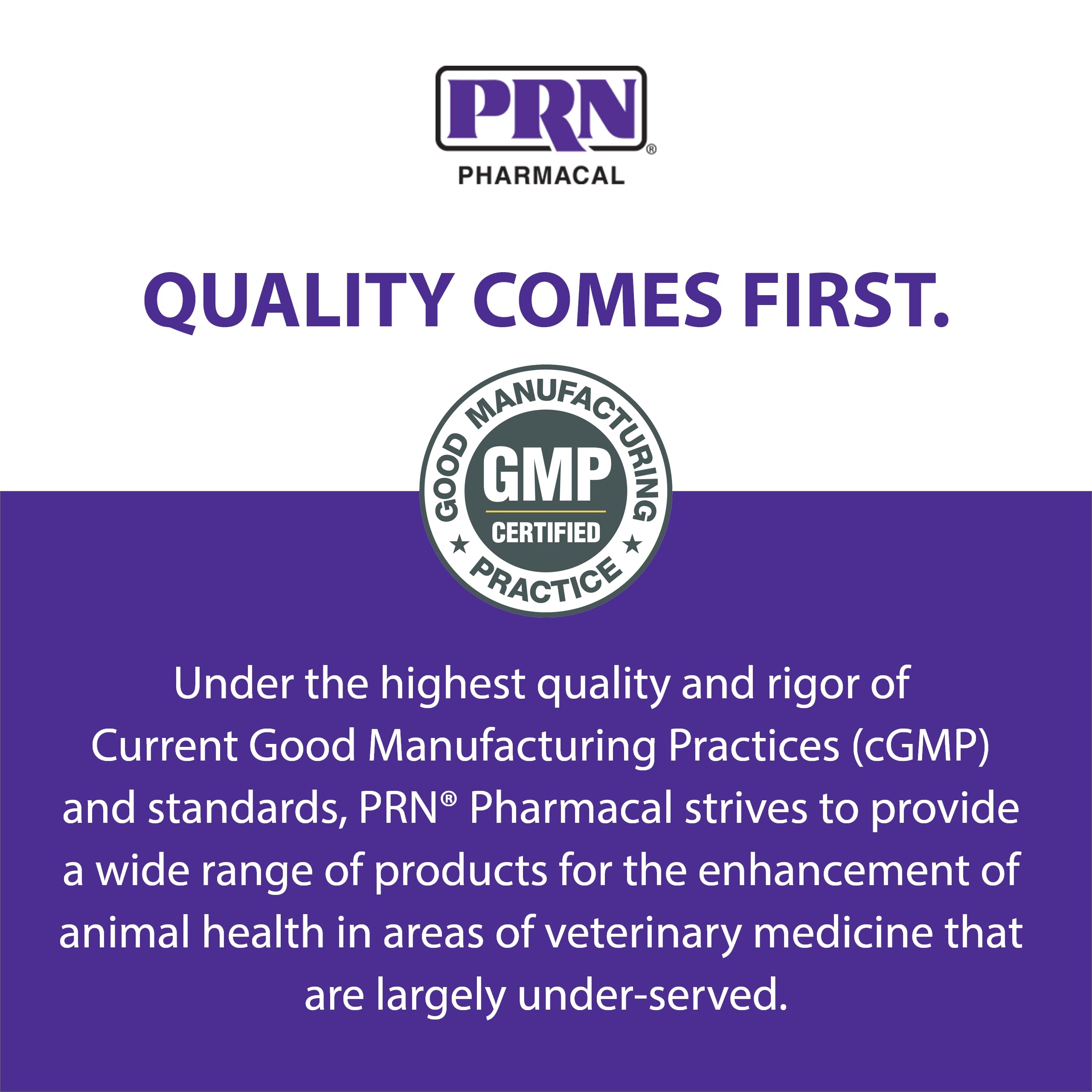 PRN CranMate vet-formulated urinary care product being used with a calm pet.