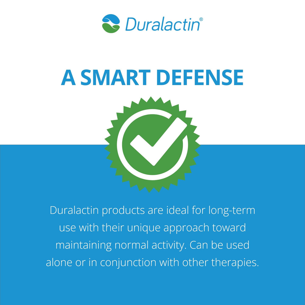 Easy-to-chew PRN Duralactin tablets for regular use.