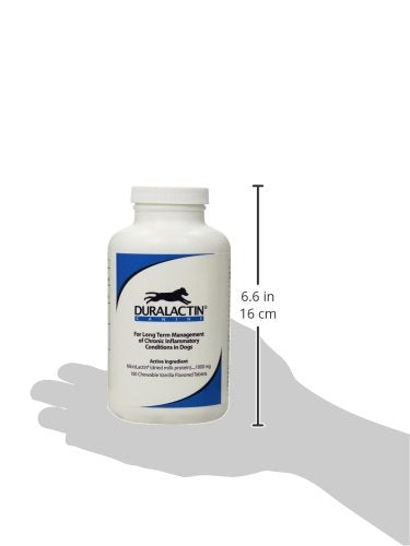 Vanilla-flavored PRN Duralactin chews for daily joint care.