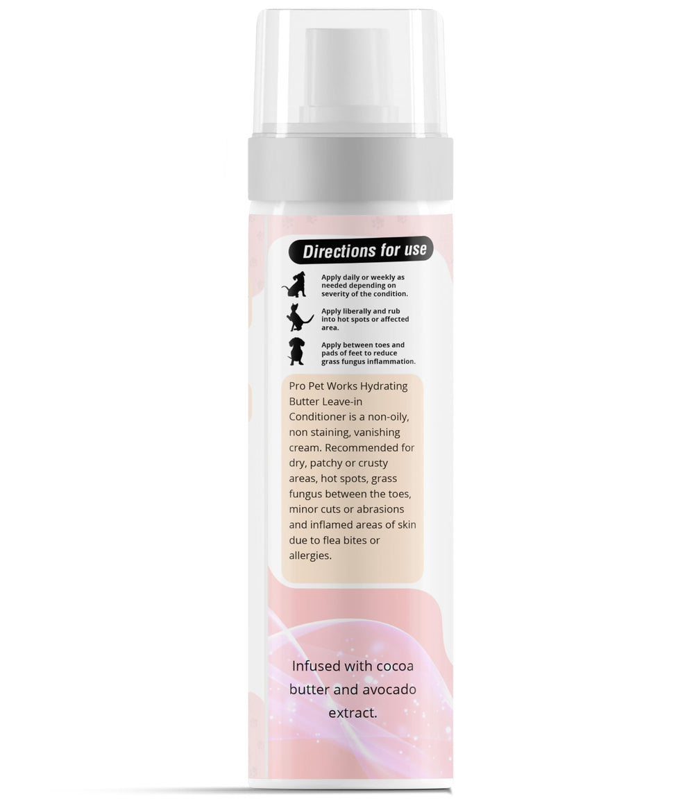 Pro Pet Works Hot Spot Cream application on a dog or cat soothes irritation.