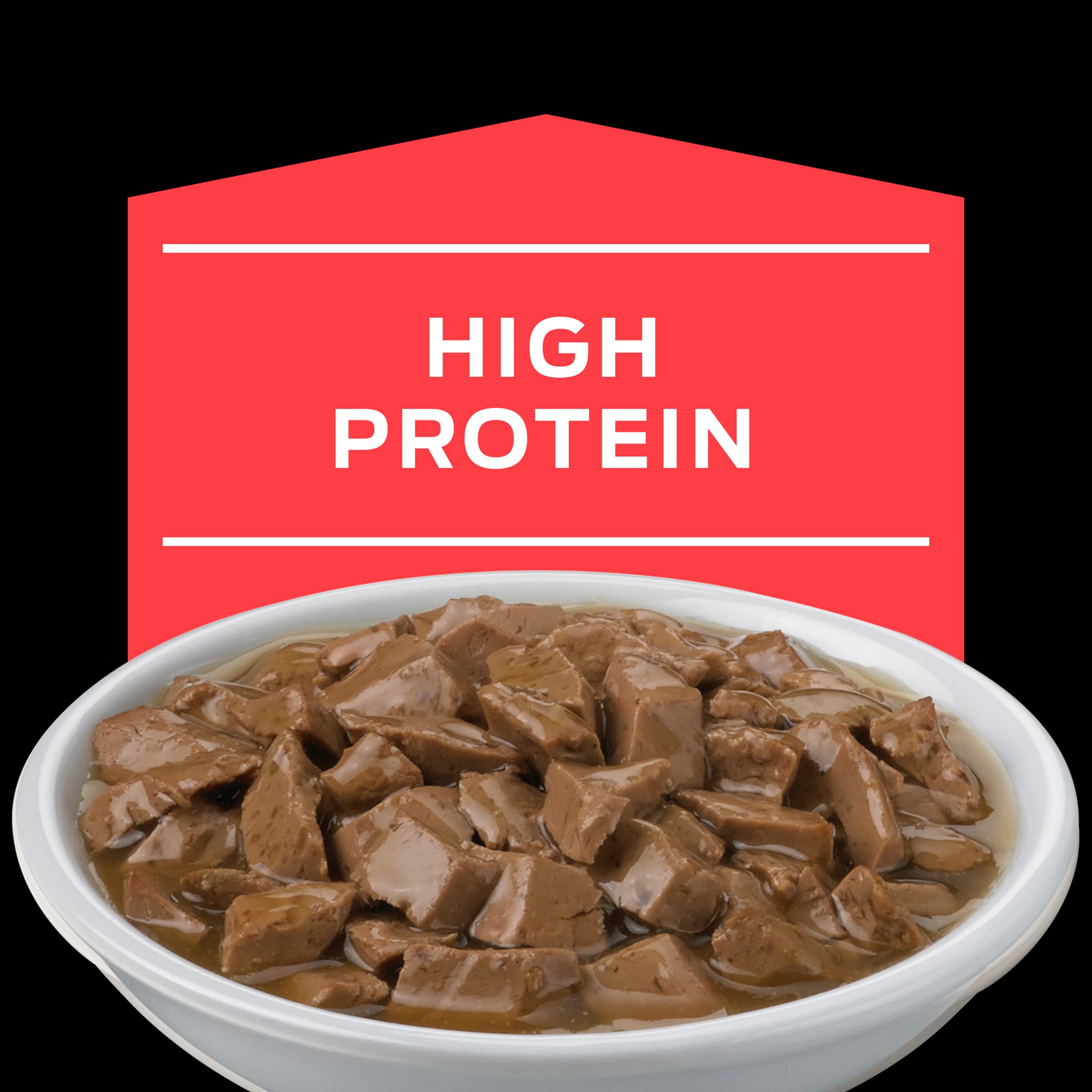 Purina Pro Plan Veterinary Diets DM Savory Selects canned cat food portion; convenient serving for diabetics.