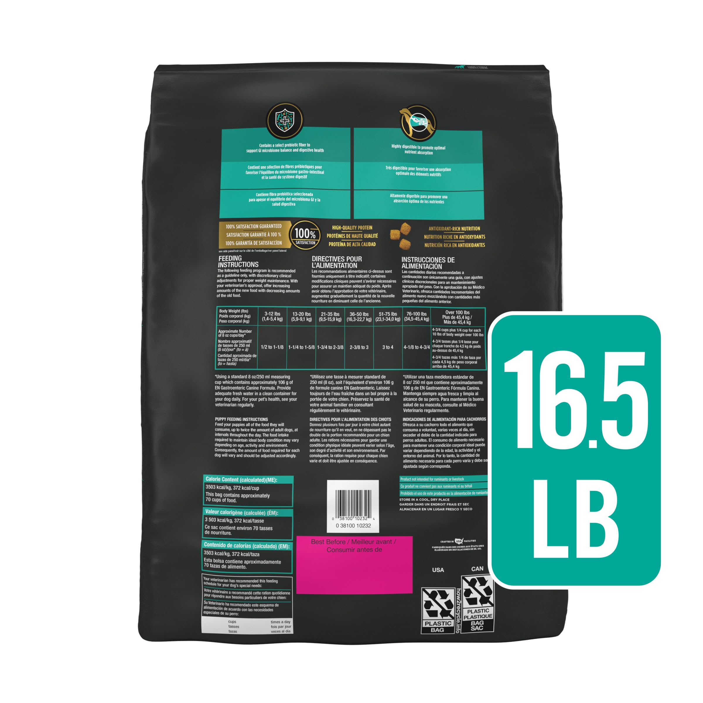 Pro Plan EN Gastroenteric digestible dog food supporting routine wellness