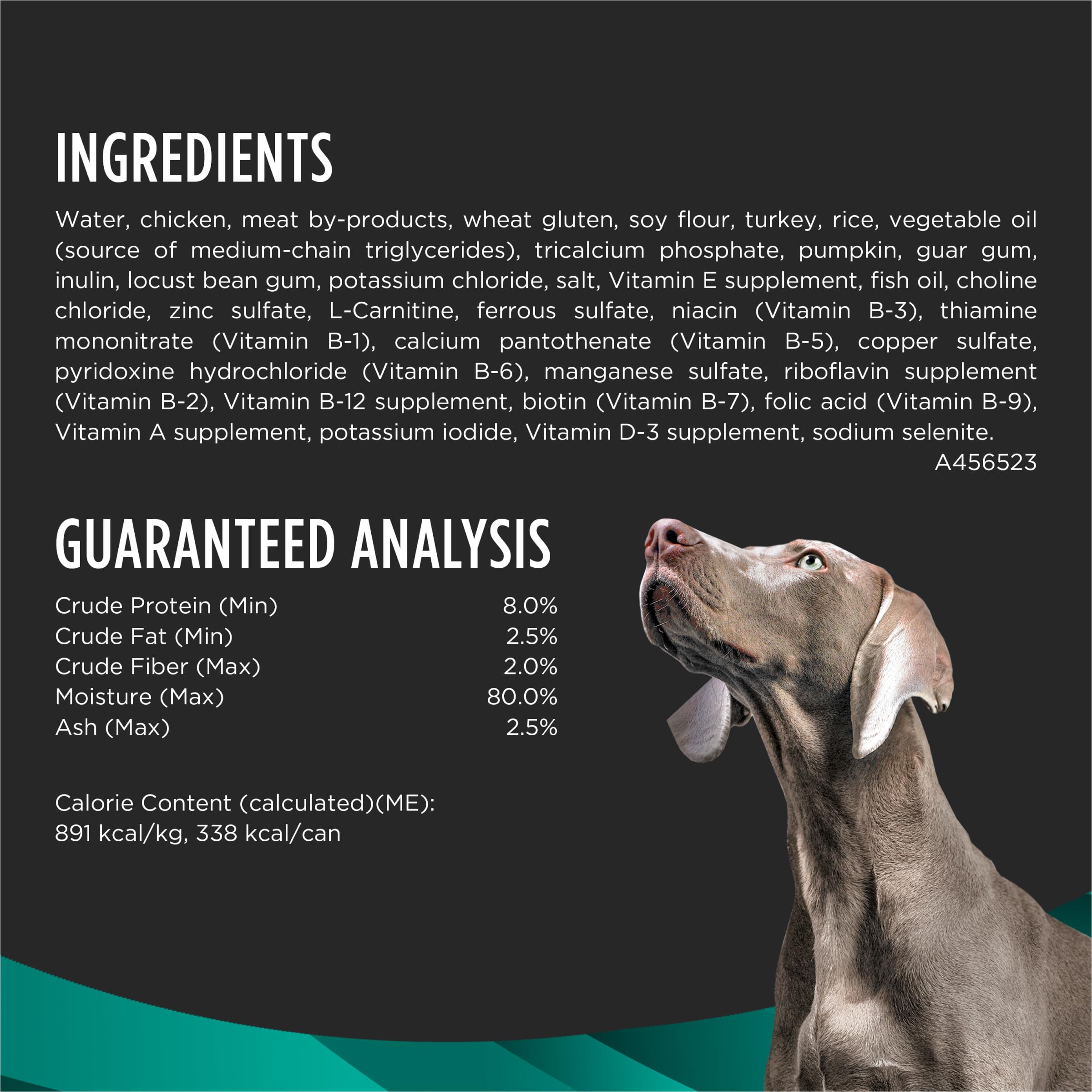 Pro Plan Veterinary Diets Savory Selects Gastroenteric can with gravy, a tasty option for picky eaters.