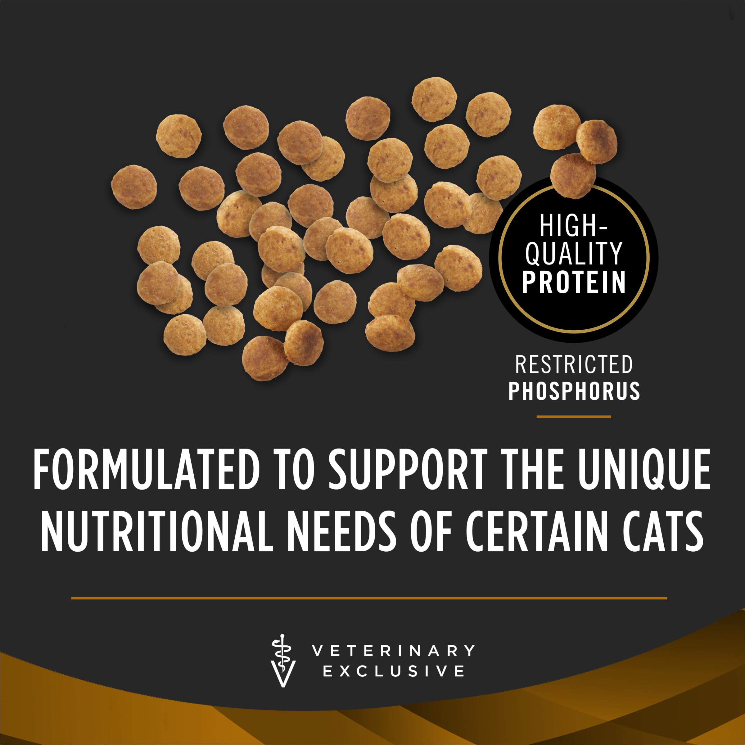 Pro Plan Veterinary Diets NF Kidney Function Advanced Care kibble in bowl