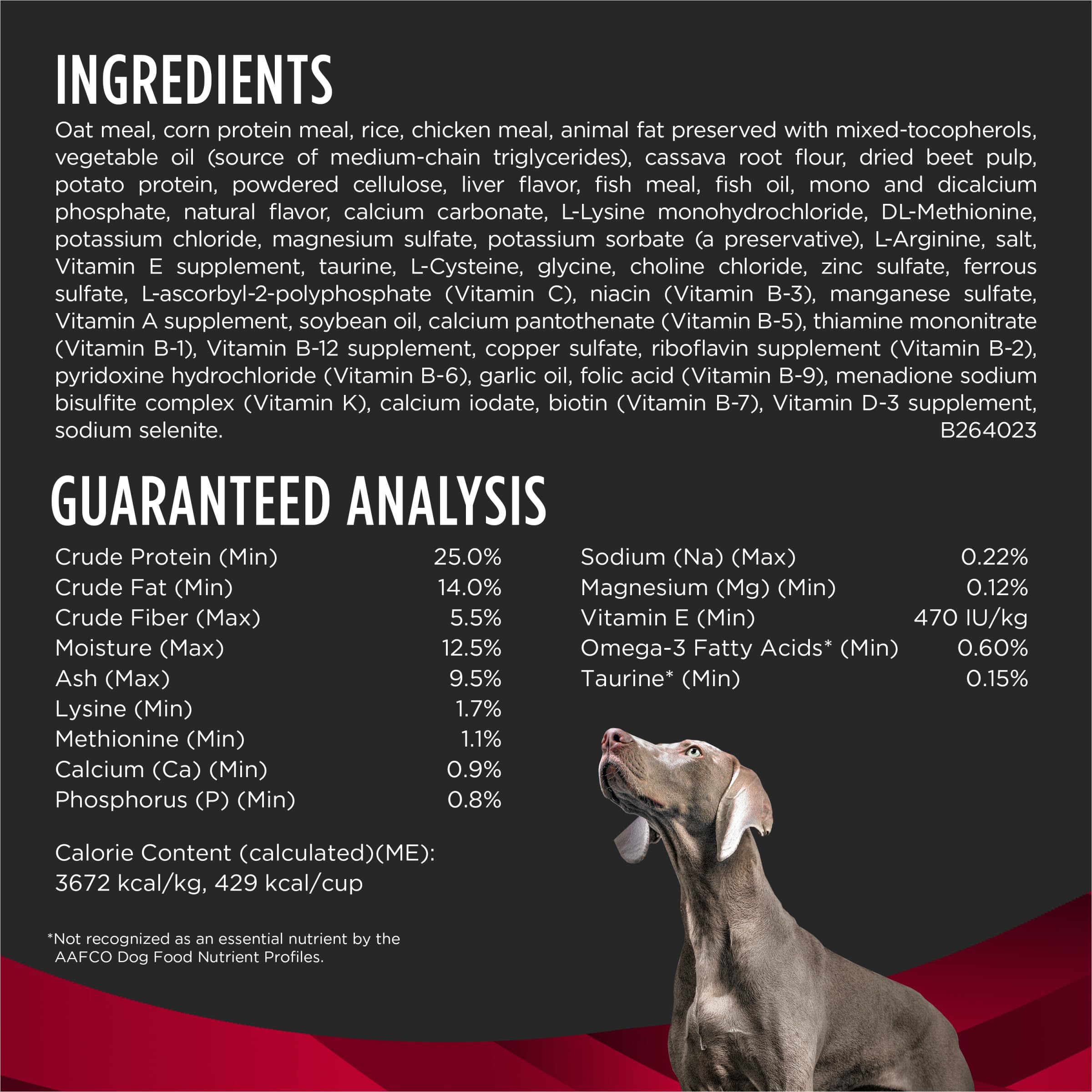 Purina CardioCare omega-3 and MCT illustration represents advanced heart-friendly nutrients.