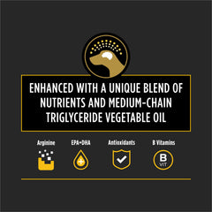 Pro Plan NC NeuroCare kibble close-up emphasizing high-protein formulation for lean muscle.