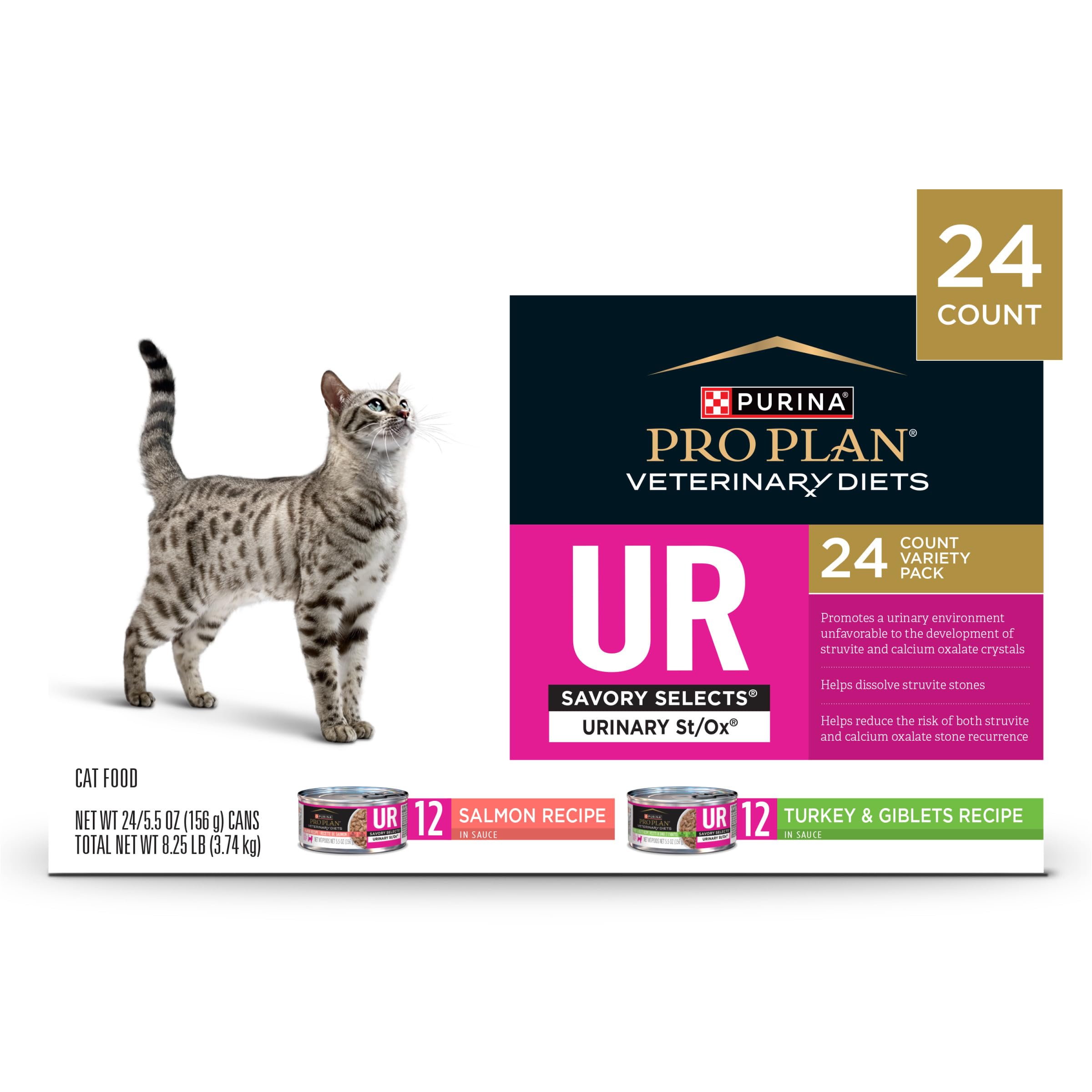 Vitamins and minerals fortify Pro Plan UR Urinary St/Ox nutrition.