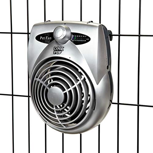 Pro Select Cool Pup Crate Fan compact size fits tight kennels