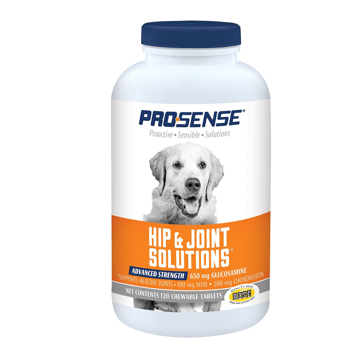 ProSense Advanced Strength glucosamine chew bottle - palatable joint support for dogs