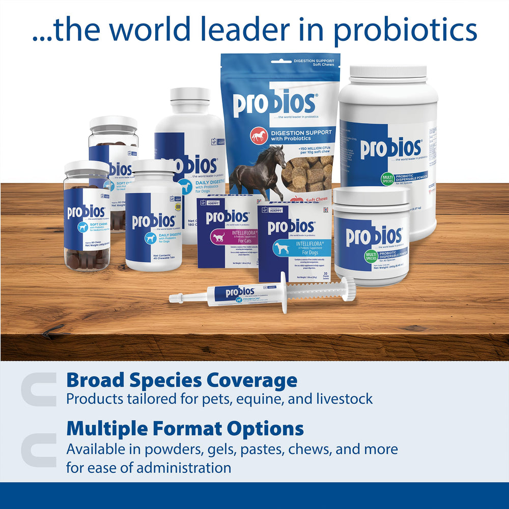 ADEPPT prebiotic technology featured on Probios packaging to support microbial balance