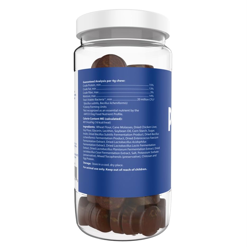Probios for Dogs Soft Chews pack of 2 on shelf for value and convenience.