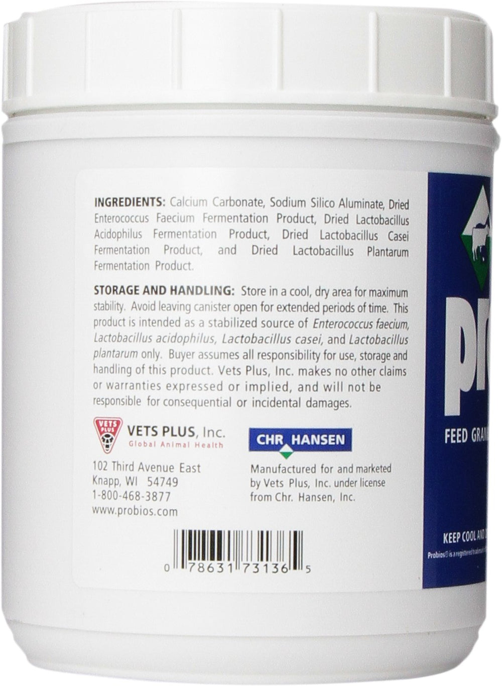 Probios feed granule daily dosing spoon enables easy top-dress for digestion
