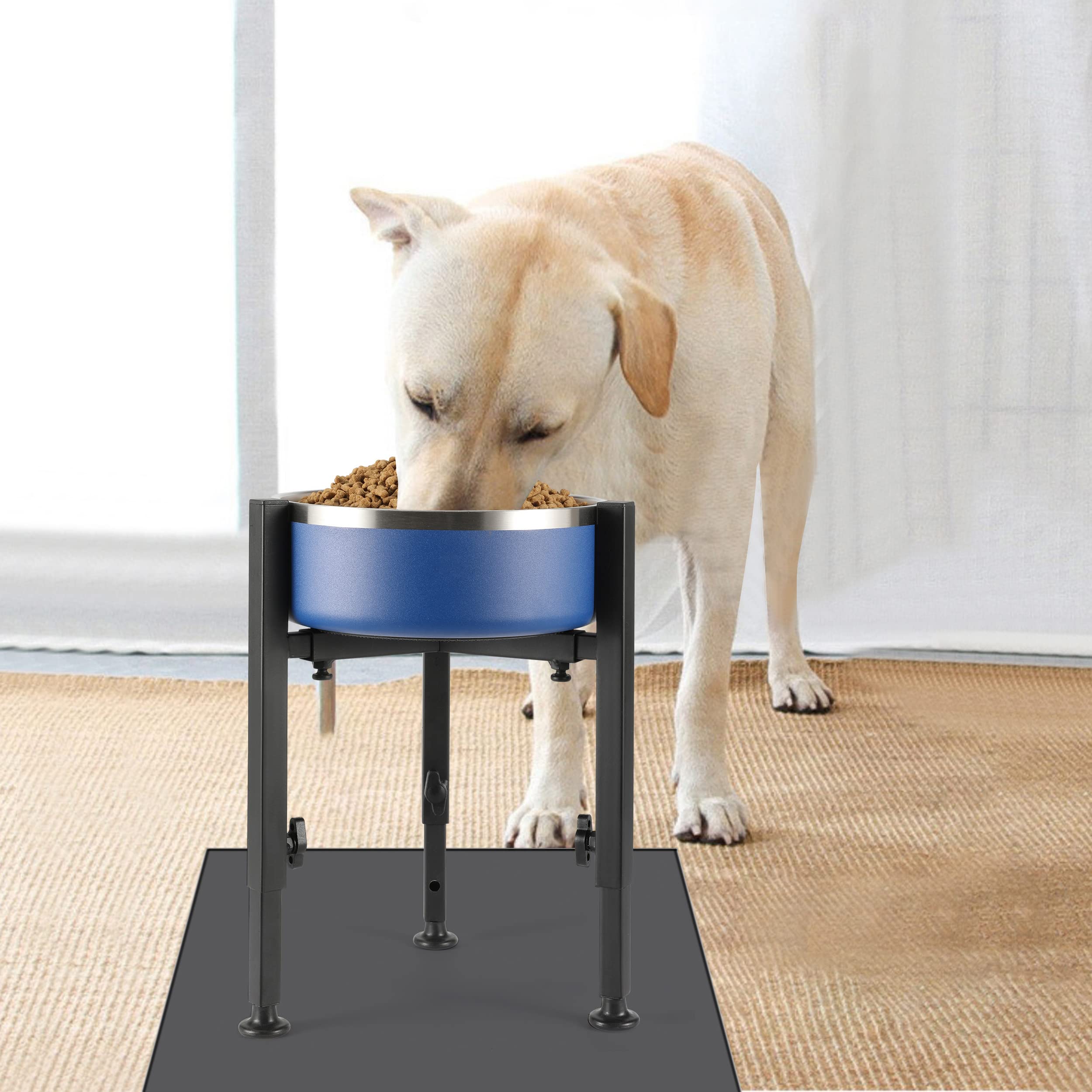 PROERR durable metal-elevated feeder stands up to daily use.