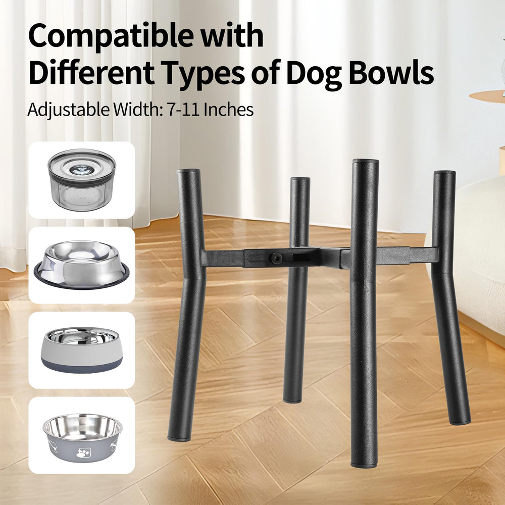 PROERR Lifted Dog Bowl Stand durable anti-slip feet prevent slips during meals