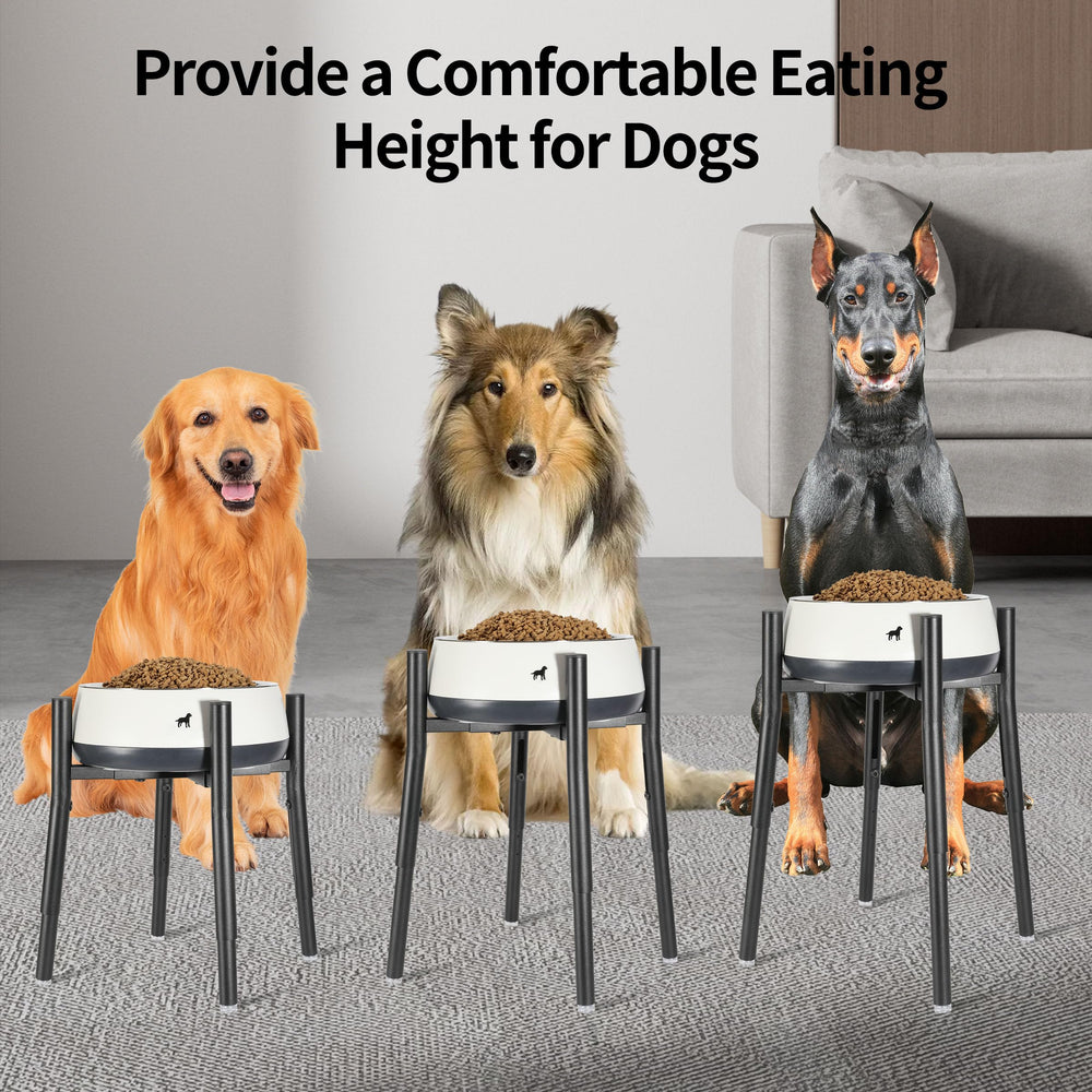 PROERR raised stand features rust-proof surface and easy cleaning.