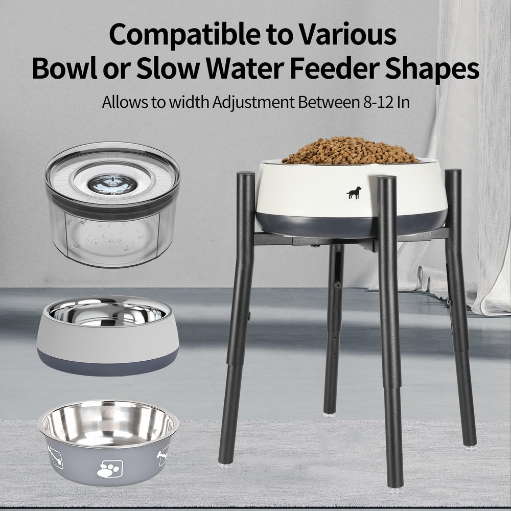 PROERR raised stand shows outward-angled legs for enhanced stability.