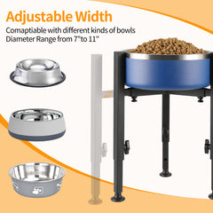 PROERR wide-bowl compatibility allows secure use with various bowls.