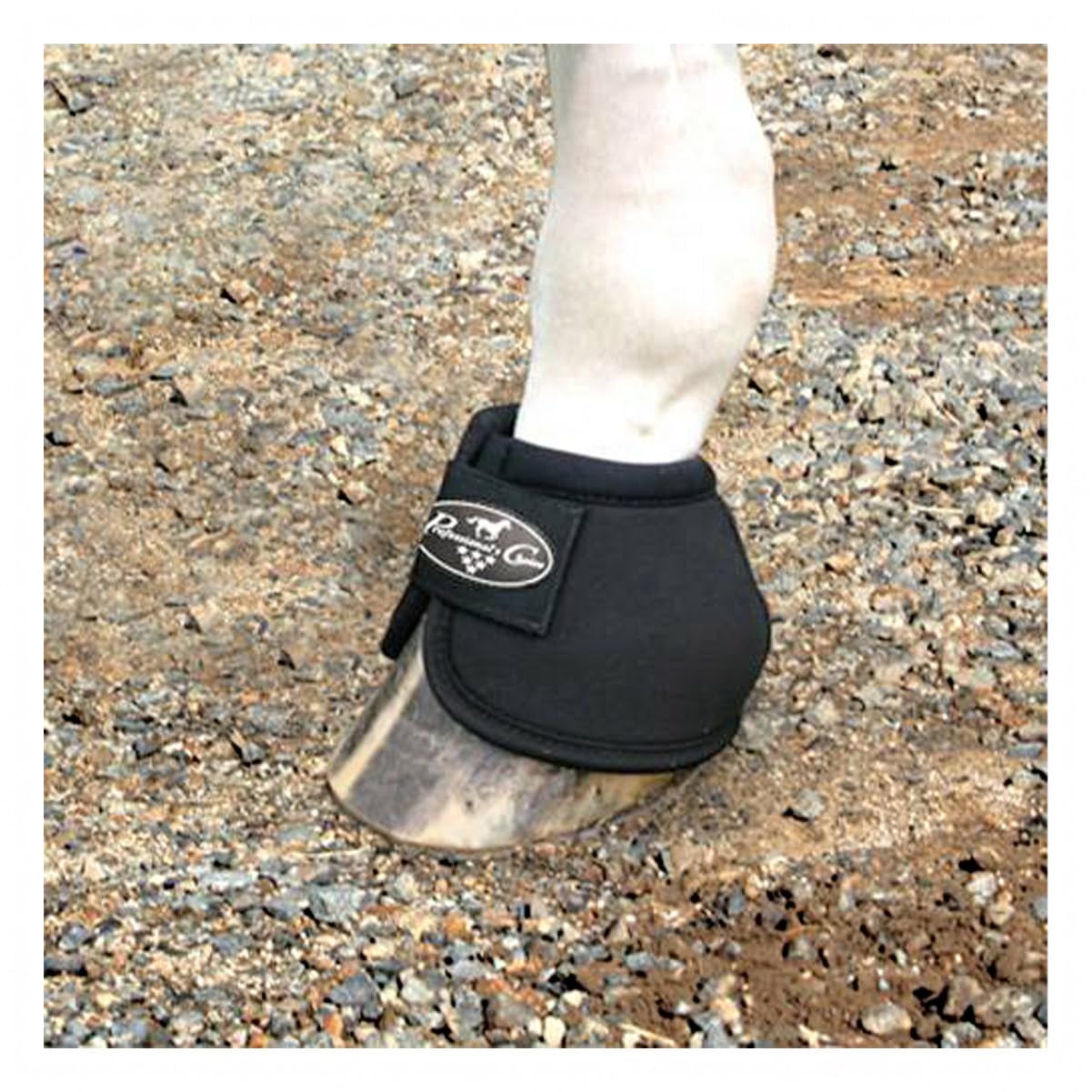 Professional's Choice bell boots with textured PVC surface protect against interference