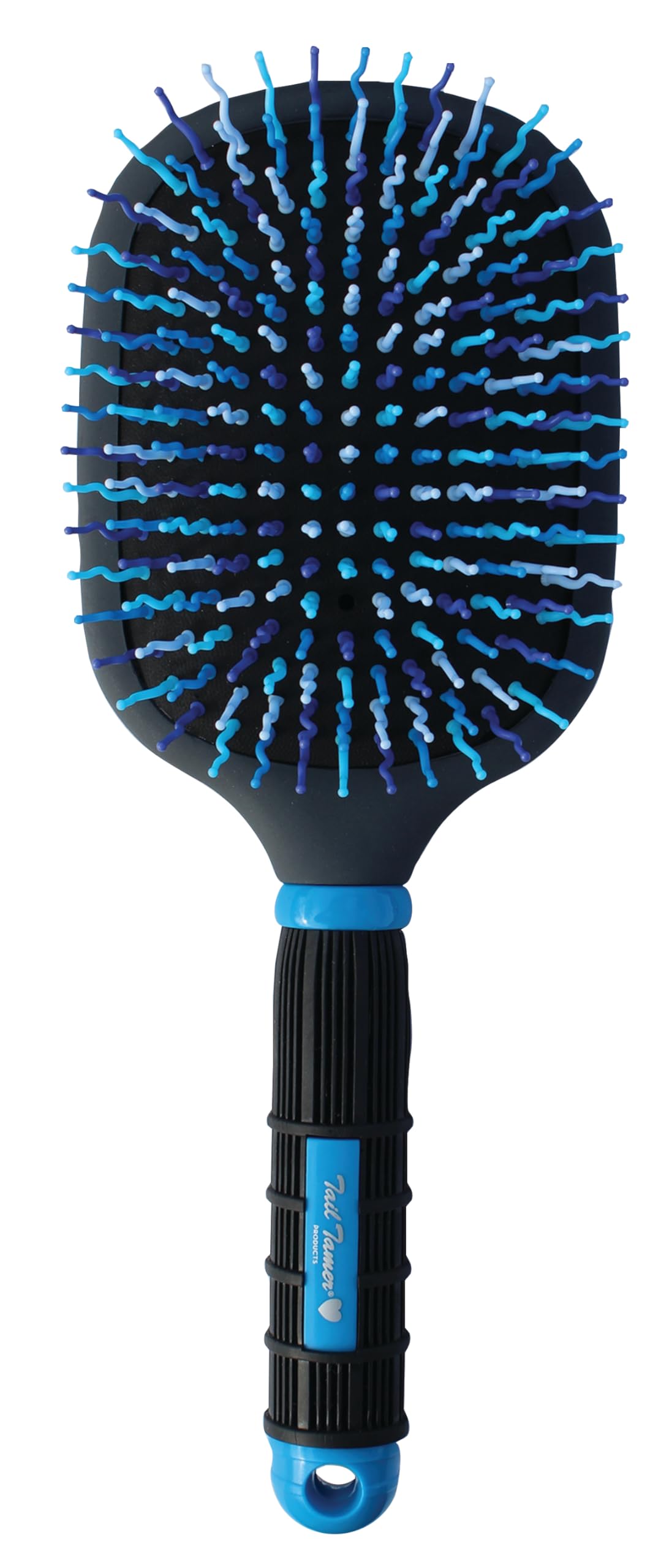 Professional's Choice Tail Tamer Mod Paddle Brush ergonomic handle improves control.
