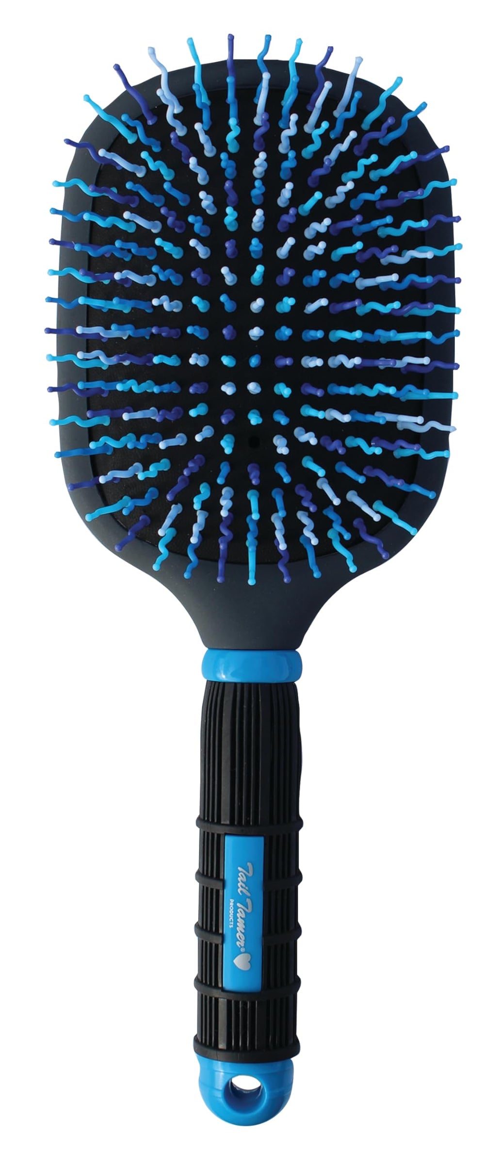 Professional's Choice Tail Tamer Mod Paddle Brush ergonomic handle improves control.