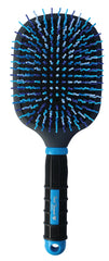 Professional's Choice Tail Tamer Mod Paddle Brush ergonomic handle improves control.