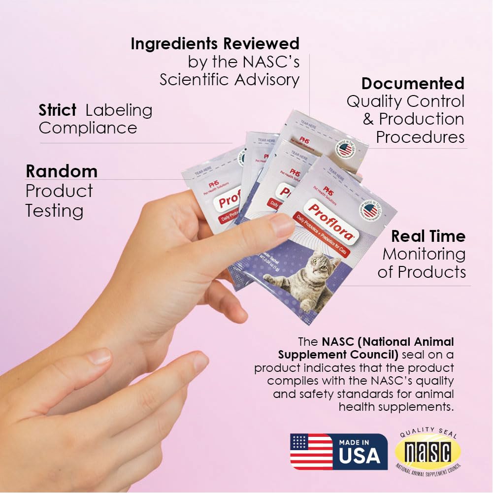 Proflora individually sealed doses ensure freshness and portion control