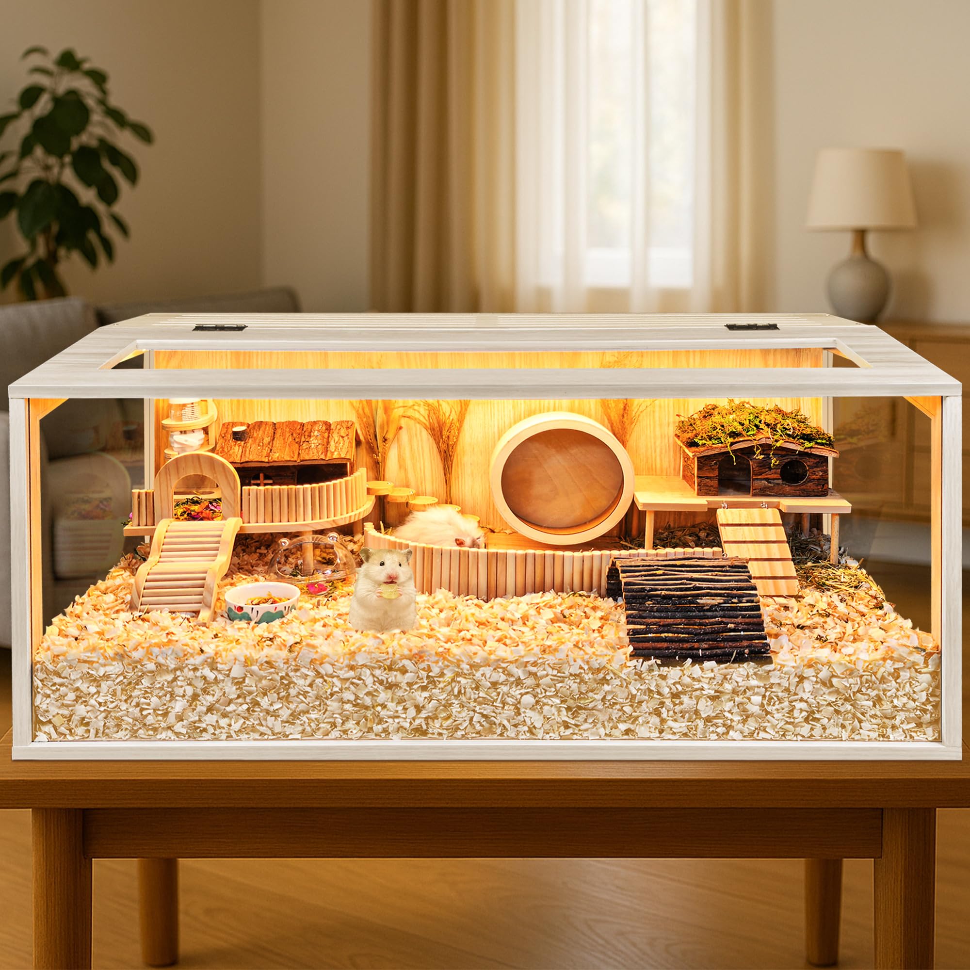PROLEE hamster cage acrylic sheets provide clear viewing while moisture is controlled