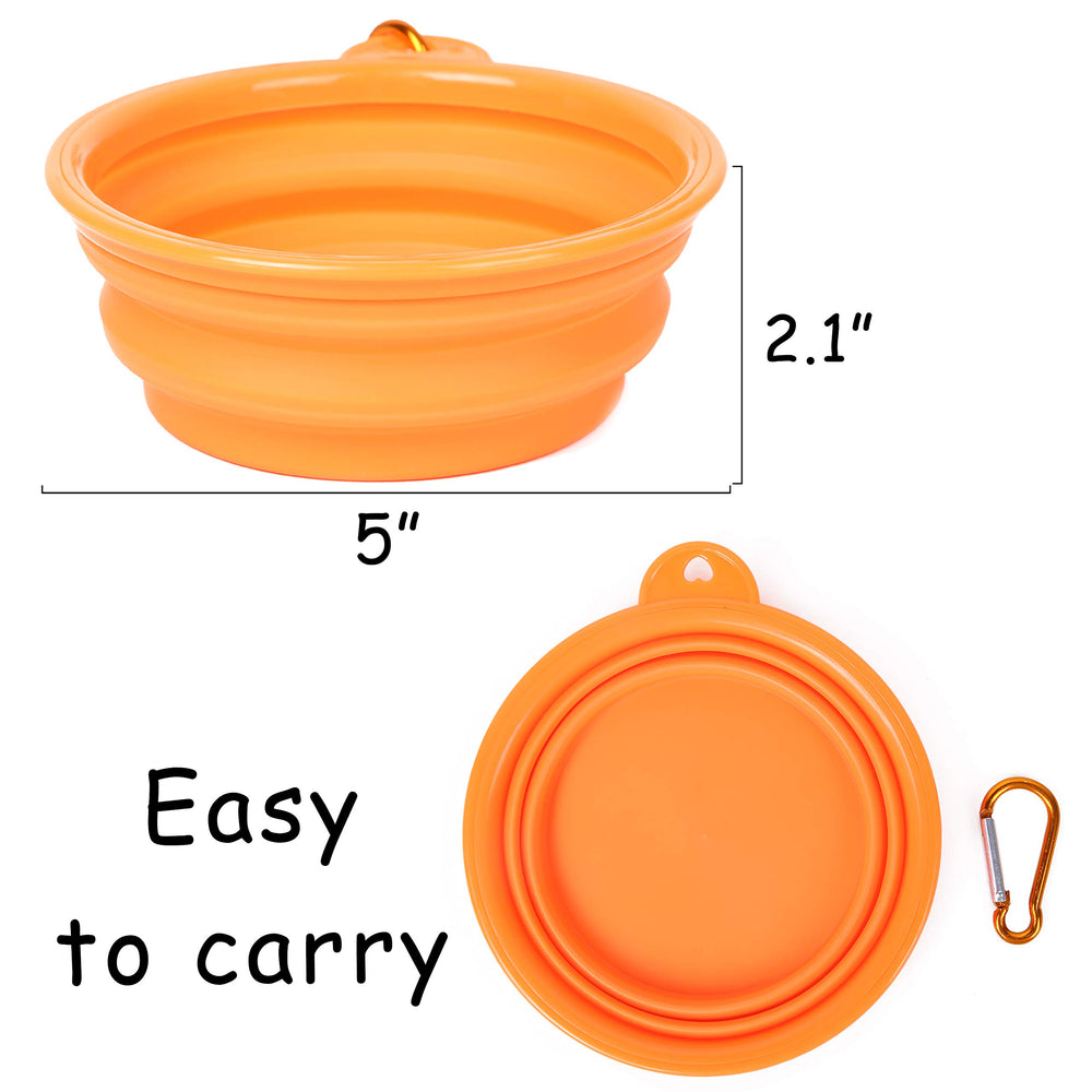 Durable silicone PROLOSO bowls easy to rinse and reuse