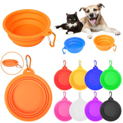Unfolded height adjustable PROLOSO bowl ready for pet meals
