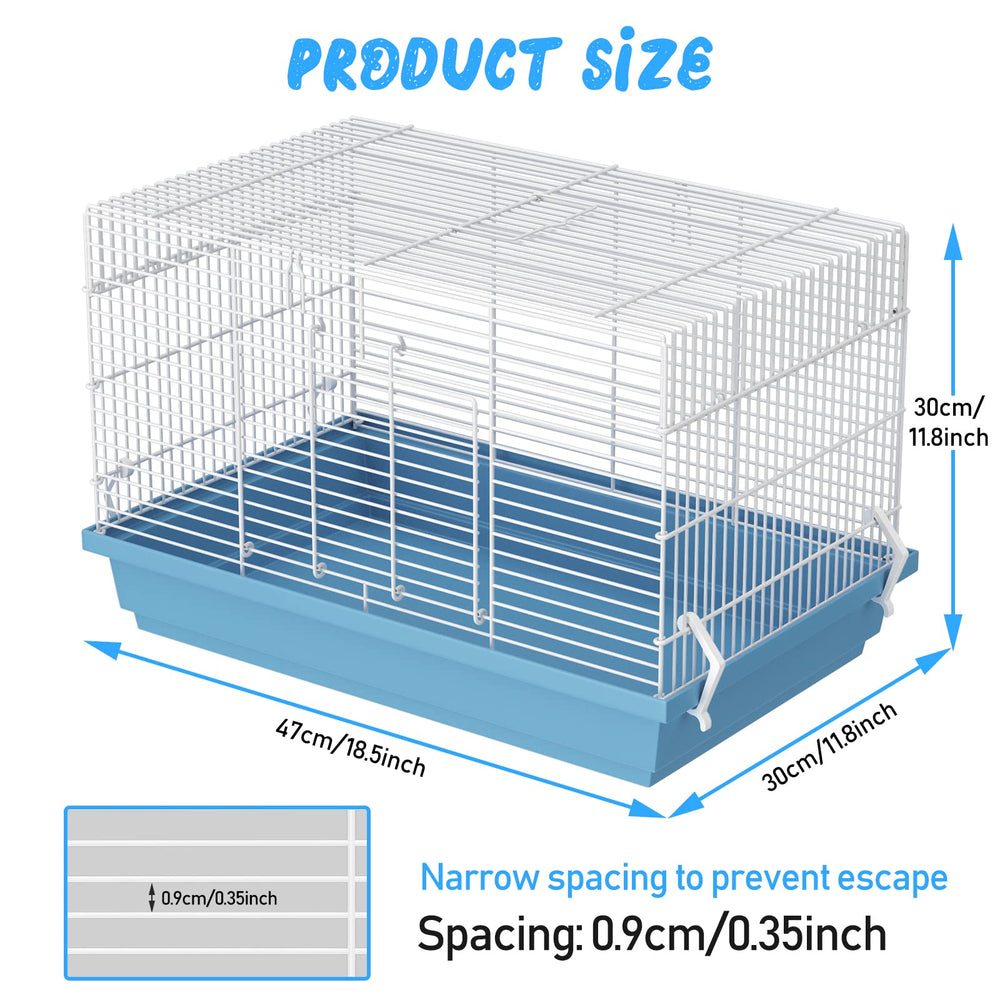 Pronetcus hamster cage durable construction with secure latches