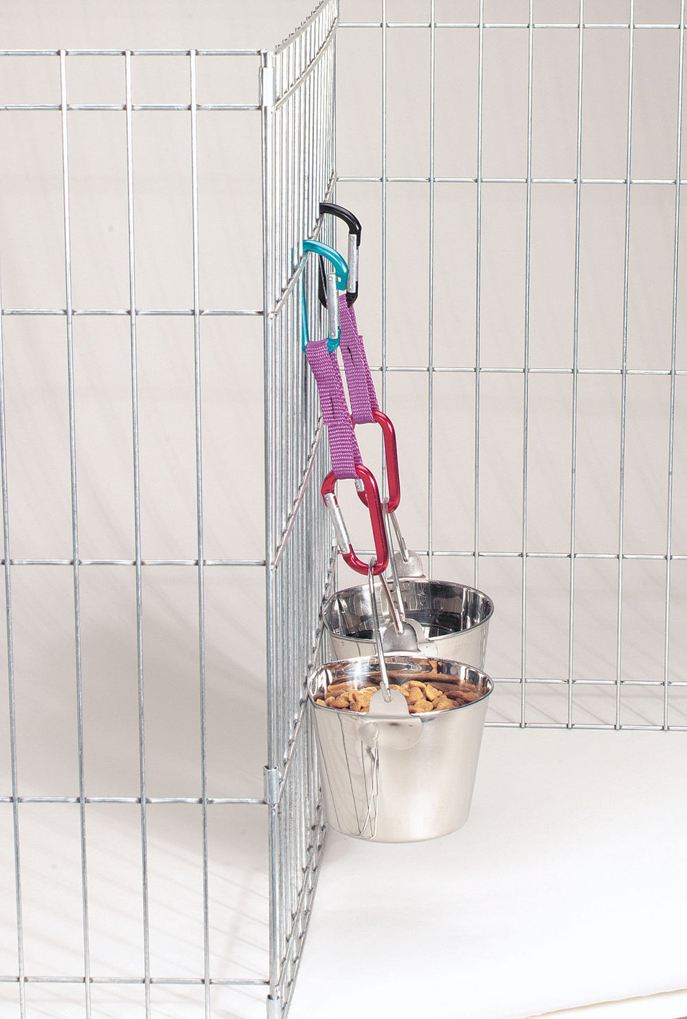 ProSelect stainless steel flat-sided pail resists rust and cleans easily.