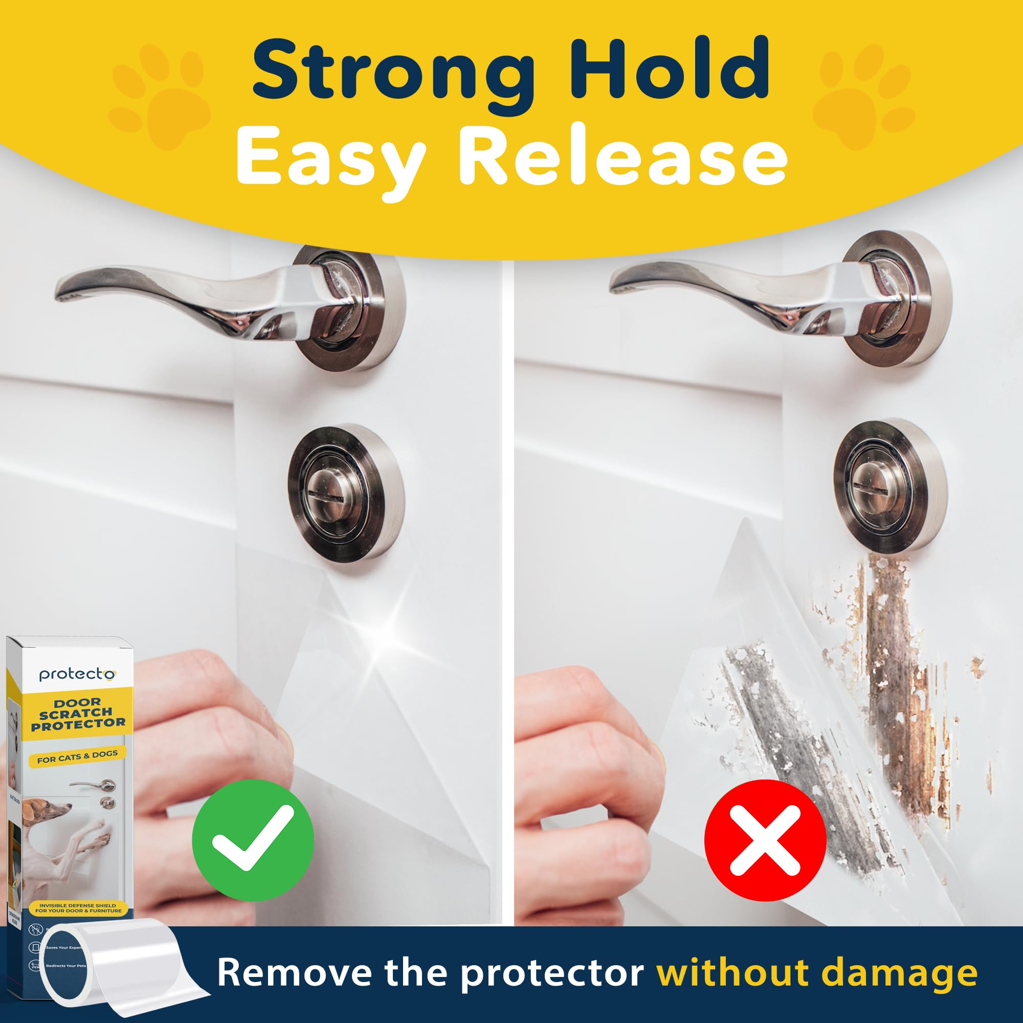 PROTECTO cut-to-fit sheets on curved frames for flexible edge protection.