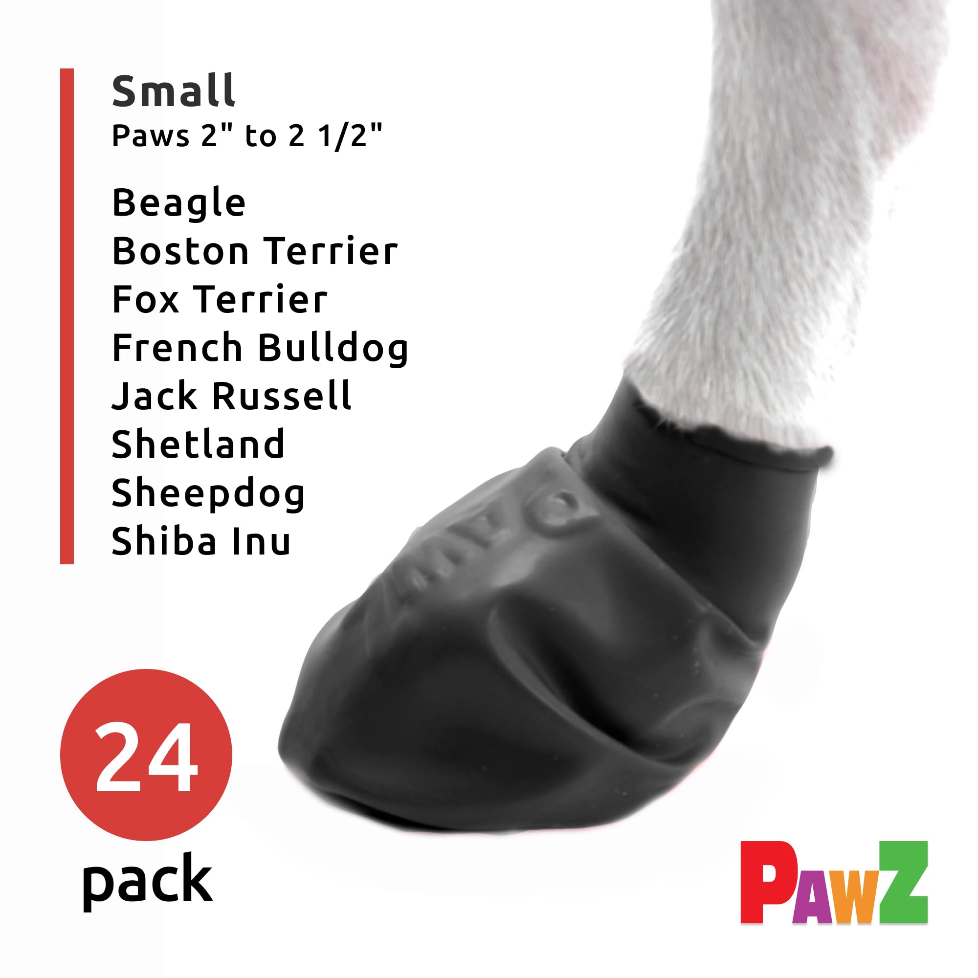 Protex PawZ anti-slip dog booties improve grip on wet and slippery surfaces.